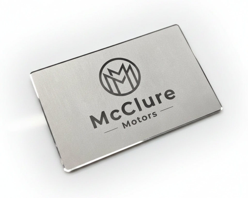 Mirror Stainless Steel Business Cards