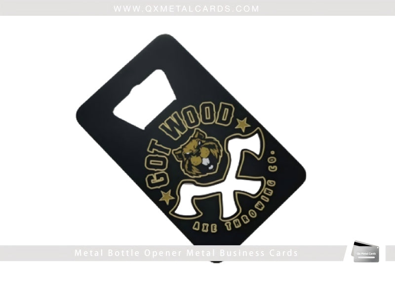 Metal Bottle Opener Business Cards