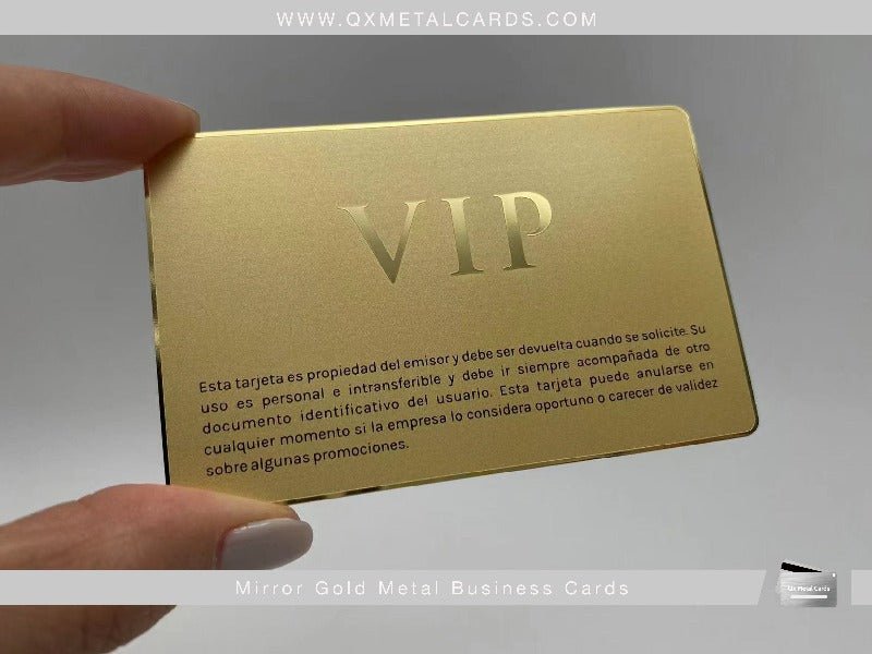 Metal Business Cards - QX Metal Cards