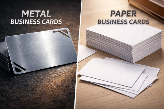 Metal Business Cards vs Paper Cards