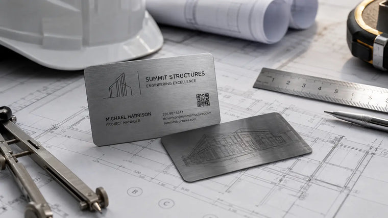 Metal Business Cards for Designers, Photographers and Creative Studios