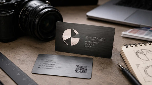Metal Business Cards for Designers, Photographers and Creative Studios