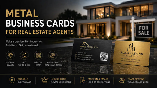Metal Business Cards for Real Estate Agents: Why Premium First Impressions Matter