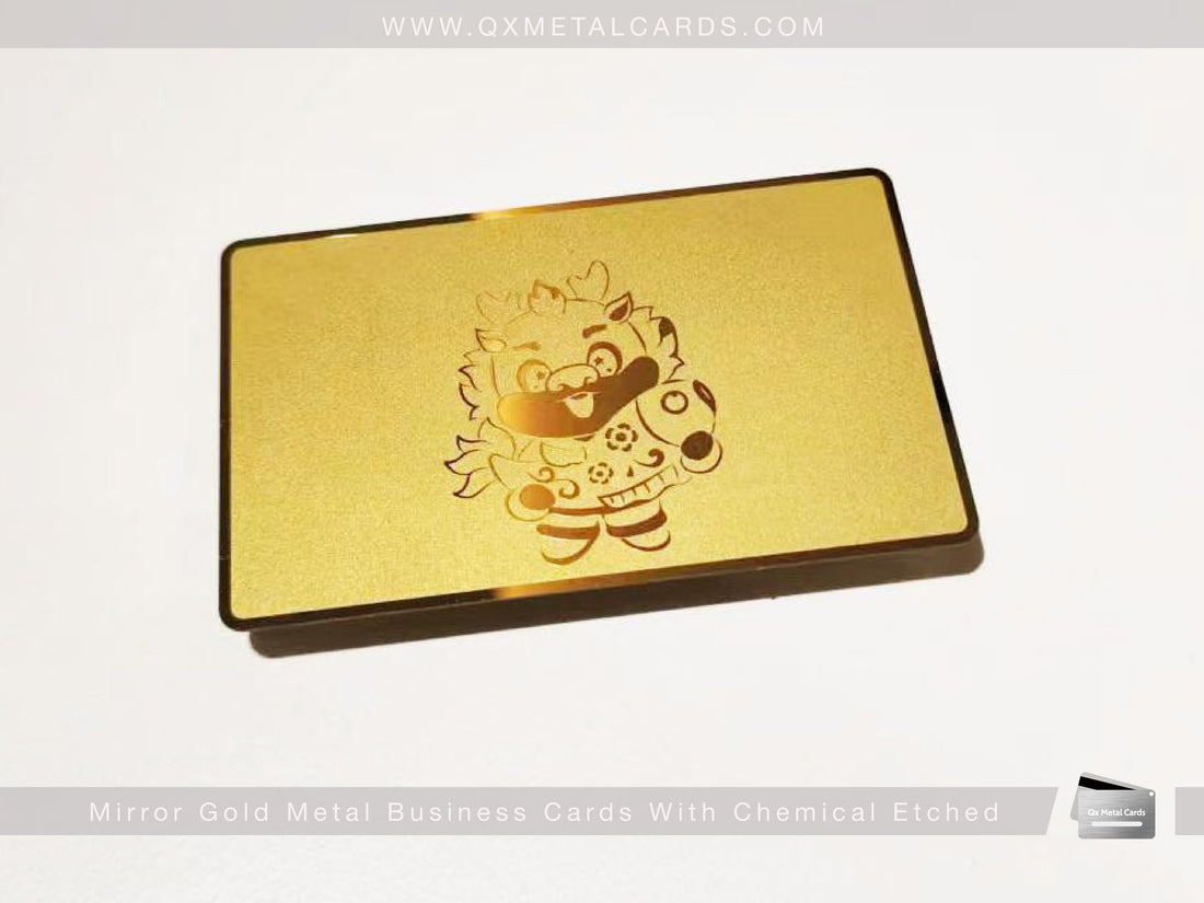 Unveiling the Epitome of Luxury: Mirror Gold Metal Membership Cards