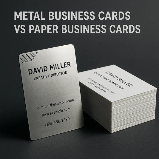 Metal Business Cards vs Paper Cards