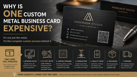 Why Is One Custom Metal Business Card Expensive?