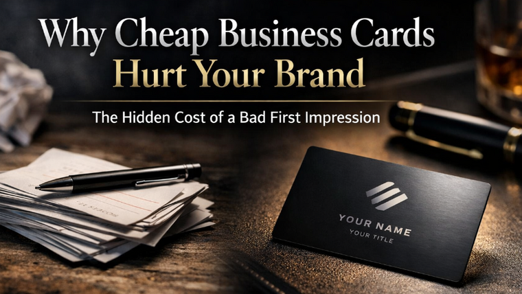 Why Cheap Business Cards Hurt Your Brand