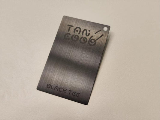 Brushed Gun Metal Business Cards