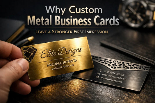Why Custom Metal Business Cards Leave a Stronger First Impression