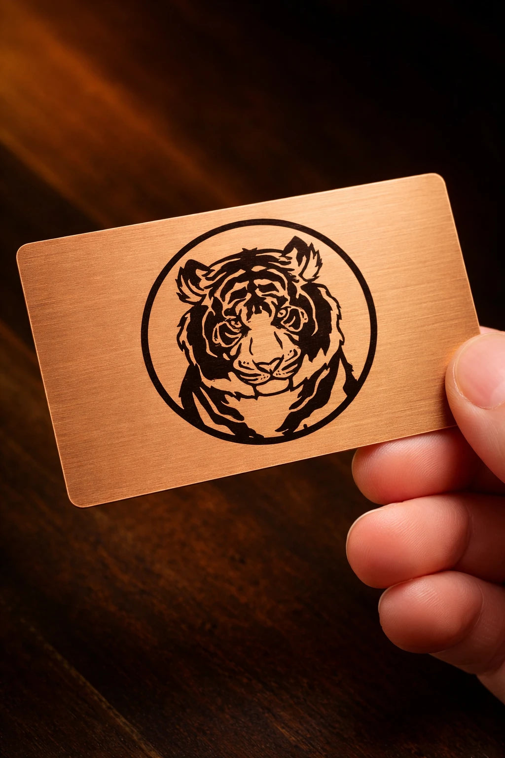 Custom metal business cards