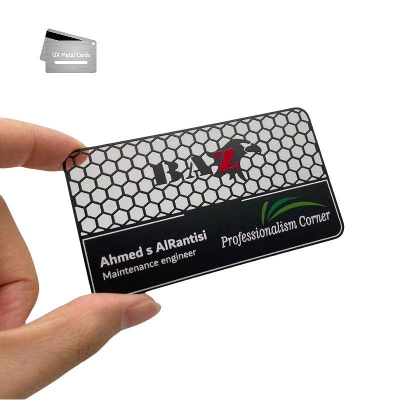 Black Metal Business Cards