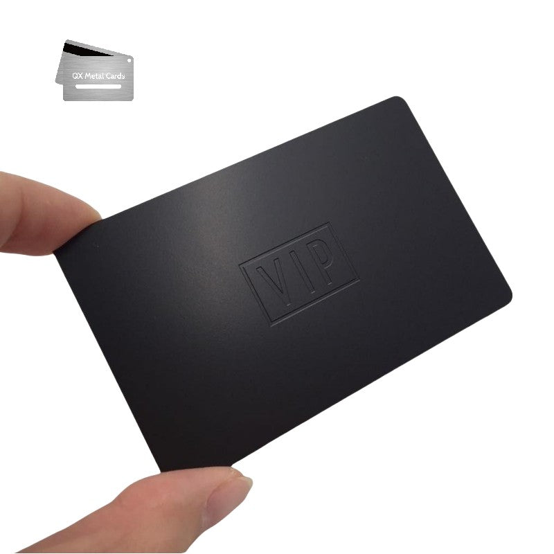 Black Metal Business Cards