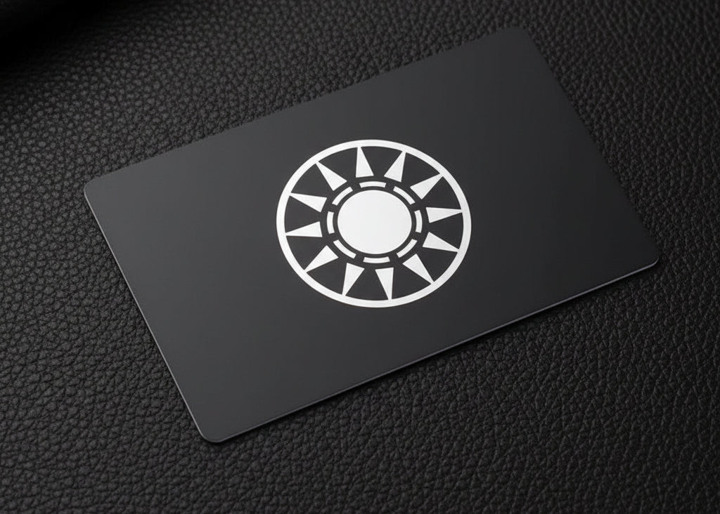Black Metal Business Cards