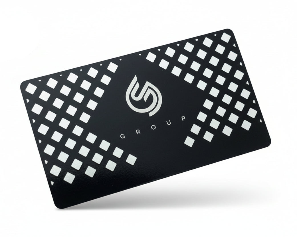 Black Metal Business Cards