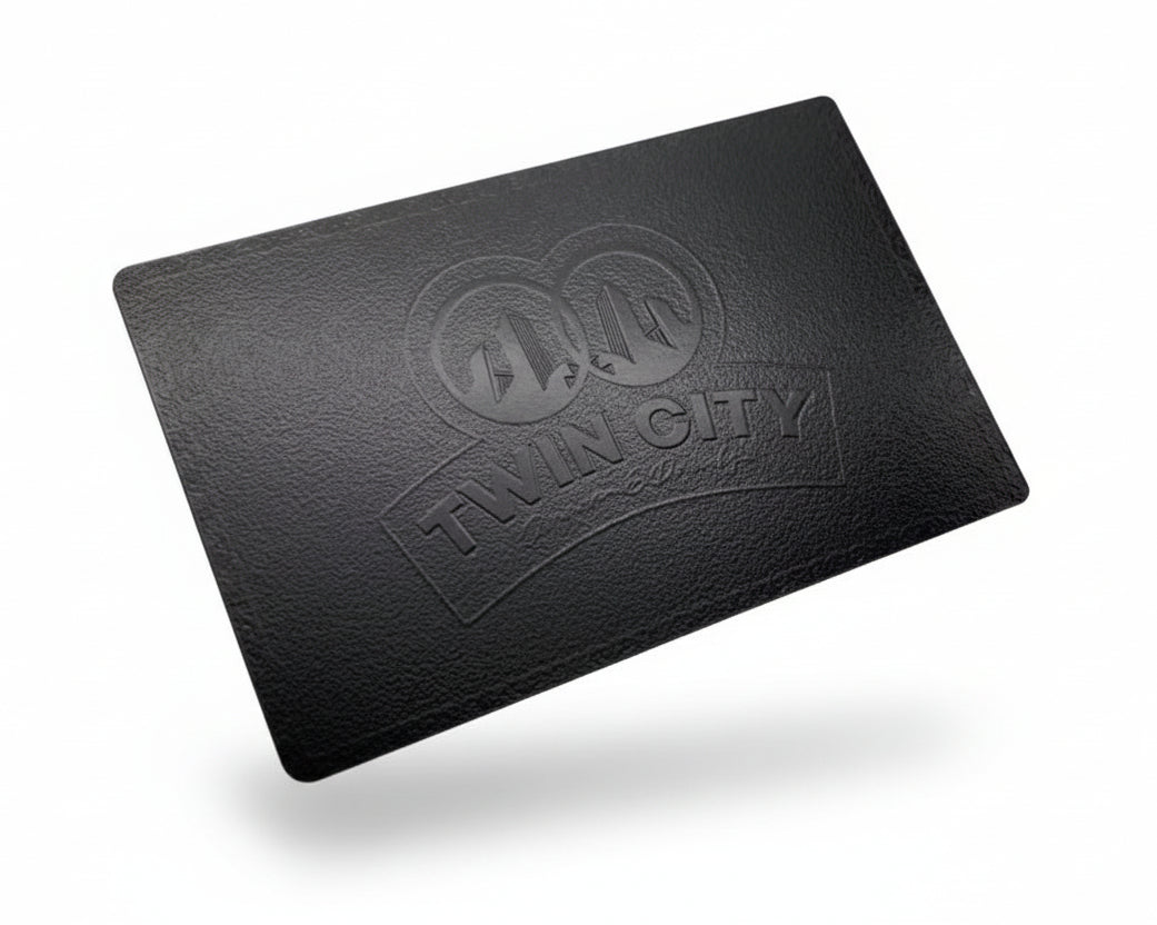Black Metal Business Cards