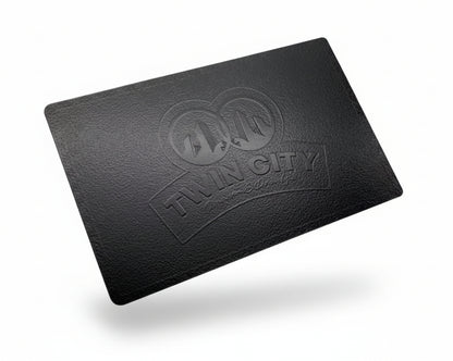Black Metal Business Cards