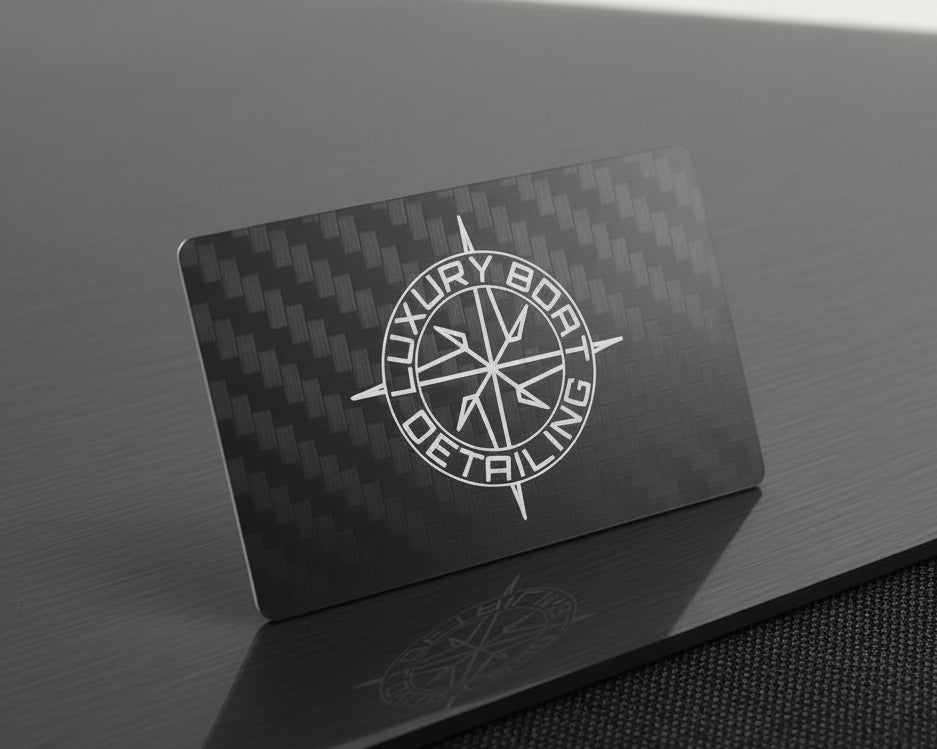 Black Metal Business Cards