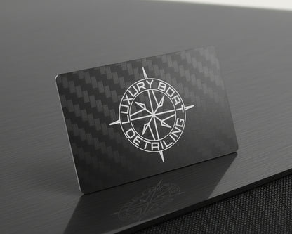 Black Metal Business Cards