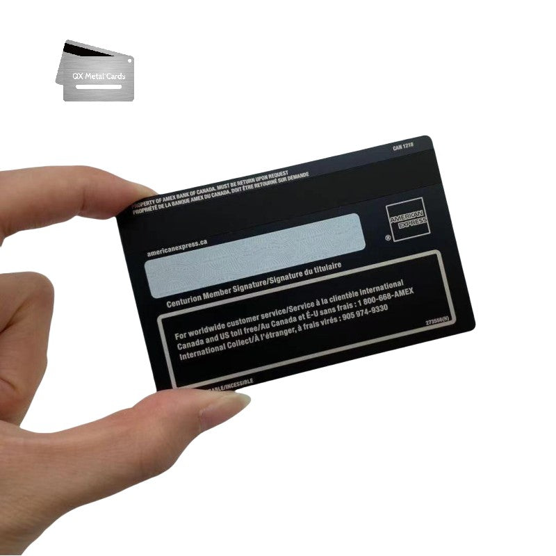 Black Metal Business Cards