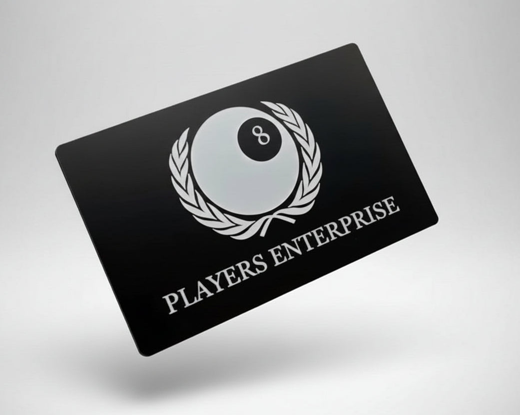 Black Metal Business Cards