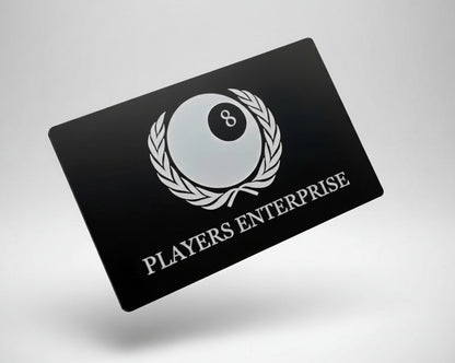 Black Metal Business Cards