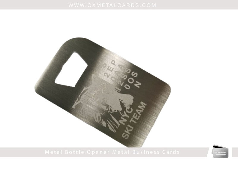 Metal Bottle Opener Business Cards