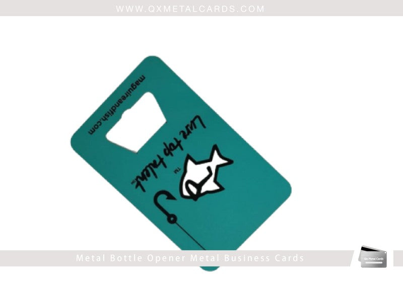 Metal Bottle Opener Business Cards