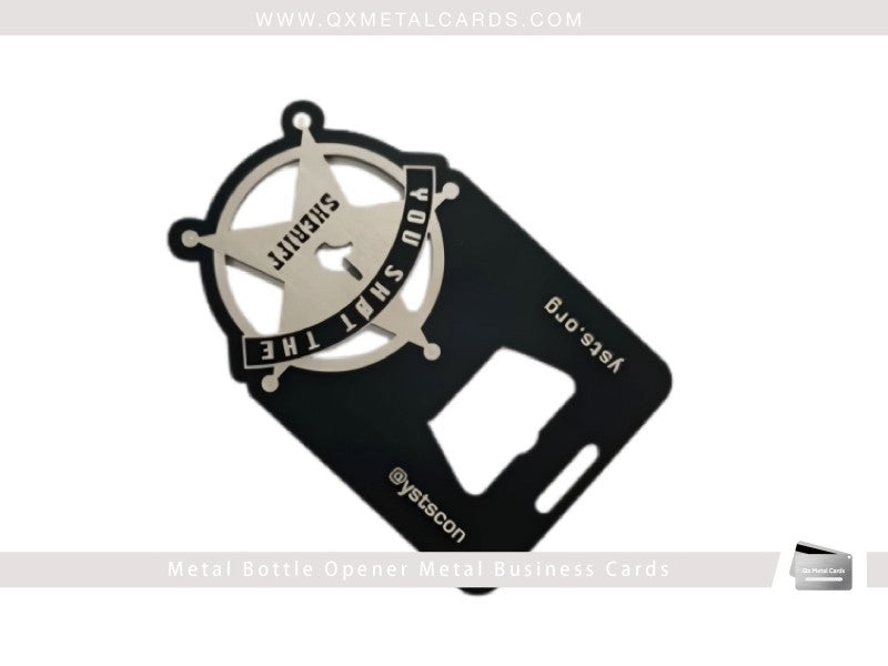 Metal Bottle Opener Business Cards