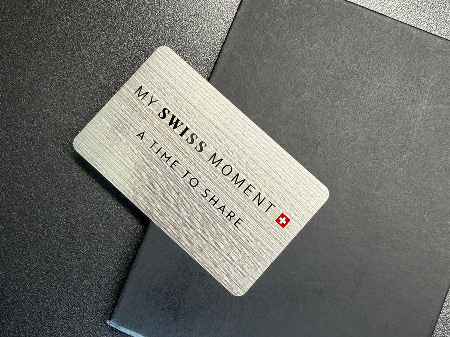 Custom metal business cards