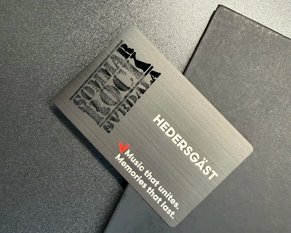 Metal card design support