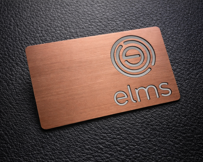 brushed copper CARDS