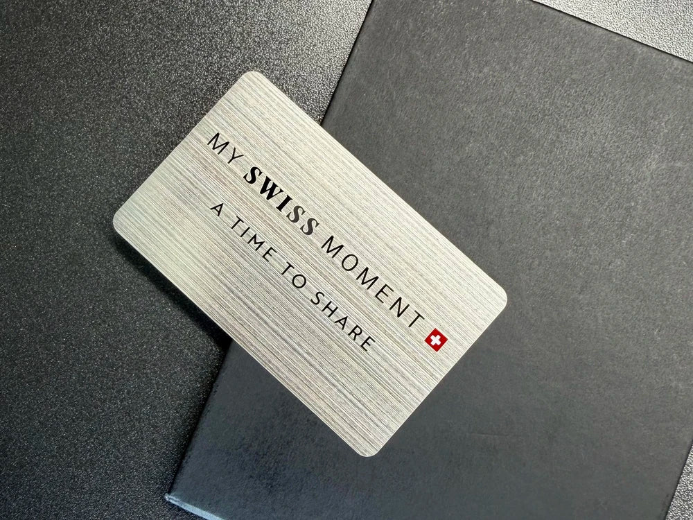Custom metal business cards