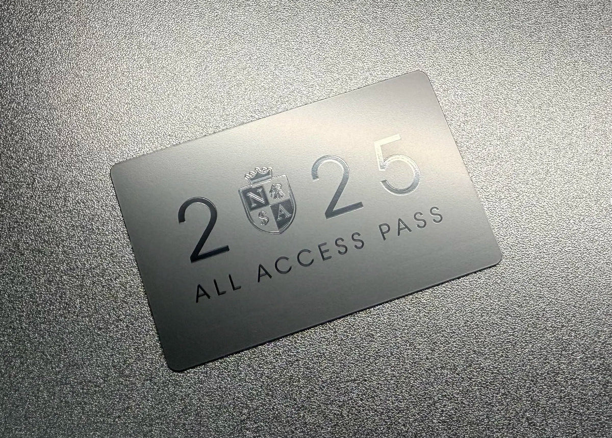 Custom metal business cards
