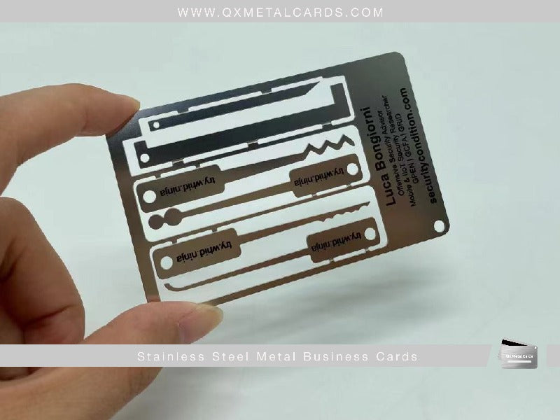 Stainless Steel Business Cards