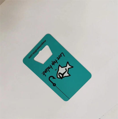 Metal Bottle Opener Business Cards