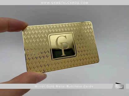 Gold Metal Business Cards