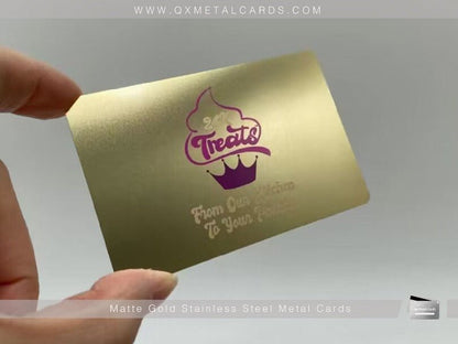Gold Metal Business Cards