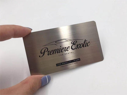 Stainless Steel Business Cards