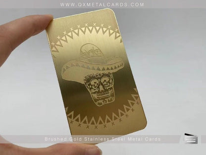 Gold Metal Business Cards