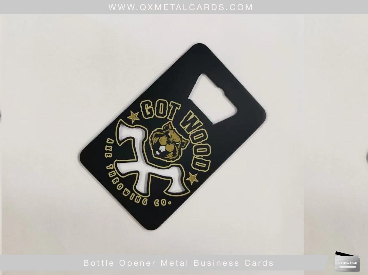 Metal Bottle Opener Business Cards